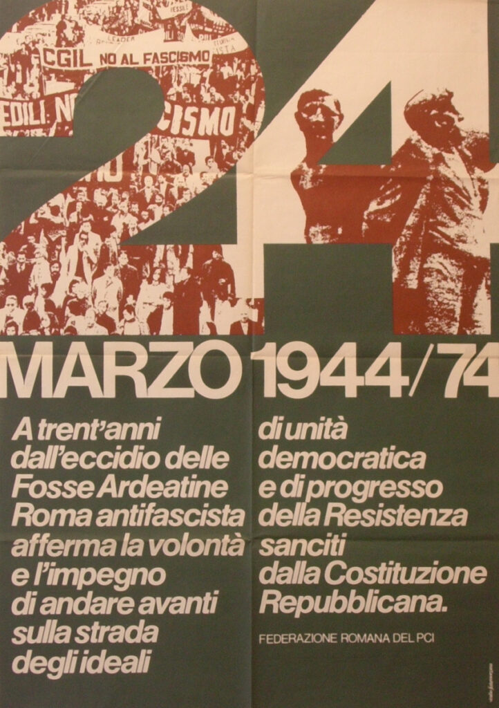 24 marzo 1944/74 – A trent'anni dall'eccidio delle Fosse Ardeatine