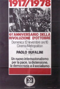 61° Anniversario della Rivoluzione d’ottobre