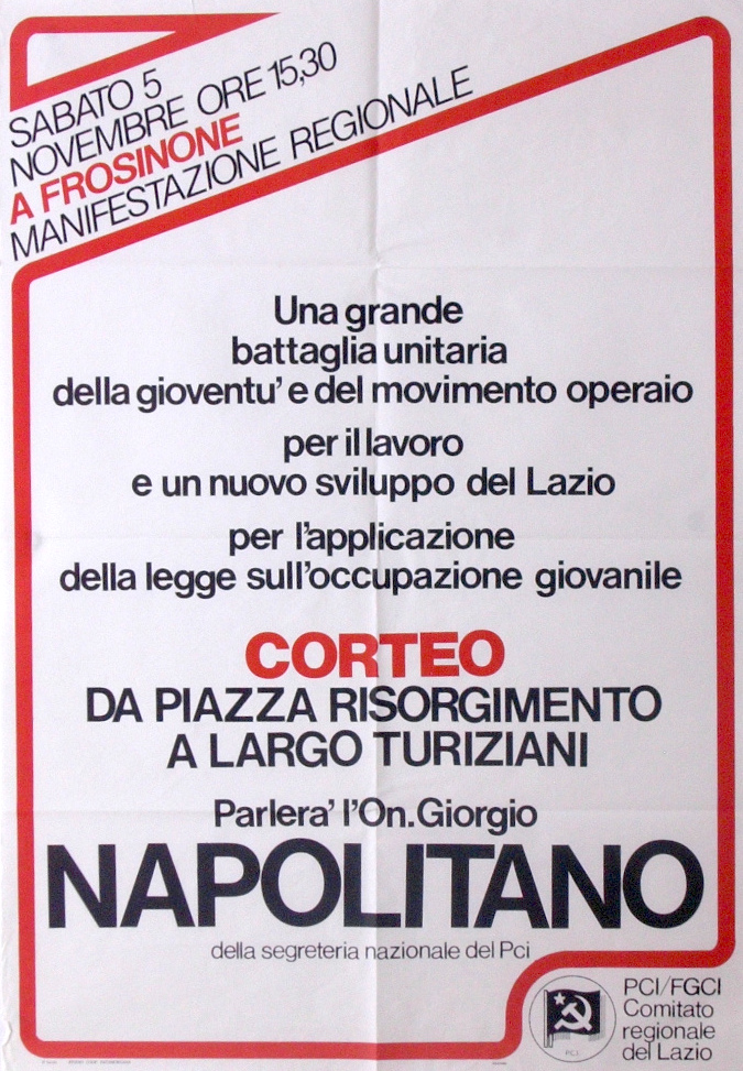 A Frosinone Manifestazione regionale