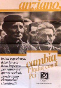 Anziano, cambia lʹItalia con il PCI