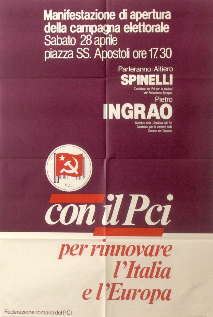 Con il PCI per rinnovare lʹItalia e lʹEuropa