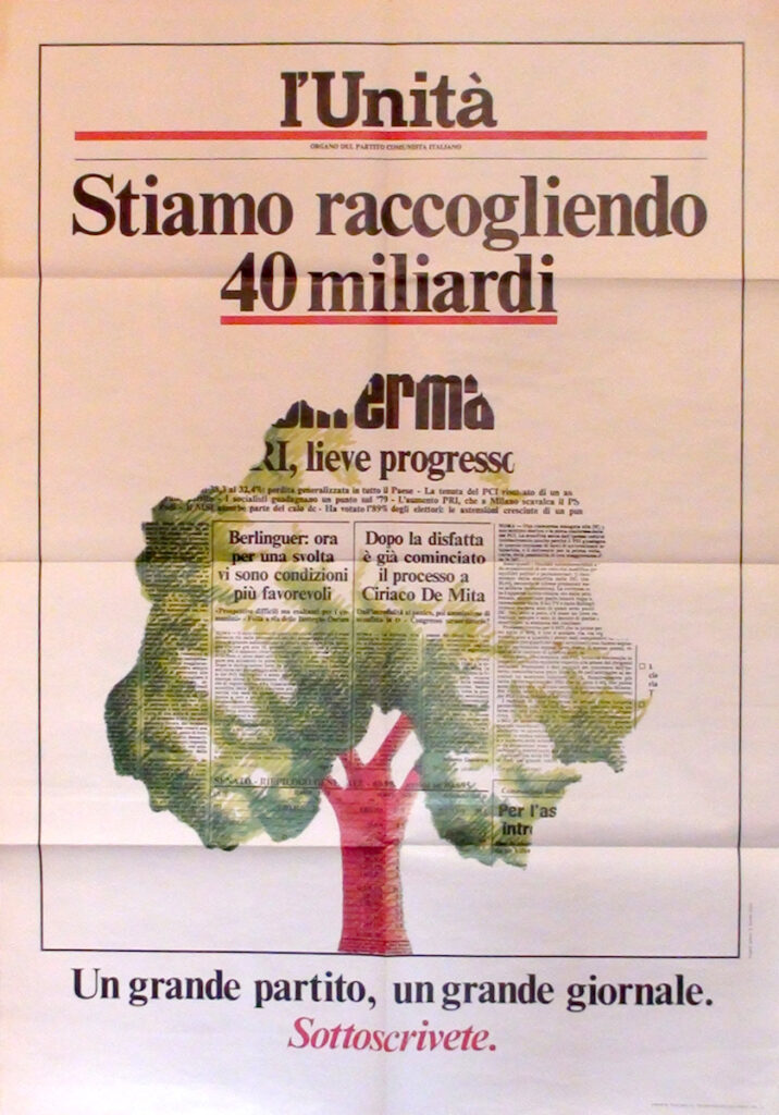 LʹUnità – Stiamo raccogliedo 40 miliardi