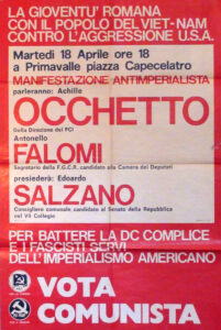 La gioventù romana con il popolo del Viet-Nam contro l'aggressione U.S.A.