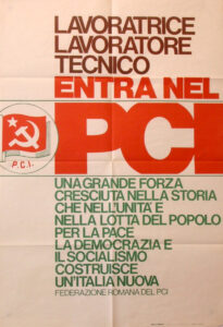 Lavoratrice, lavoratore tecnico entra nel PCI