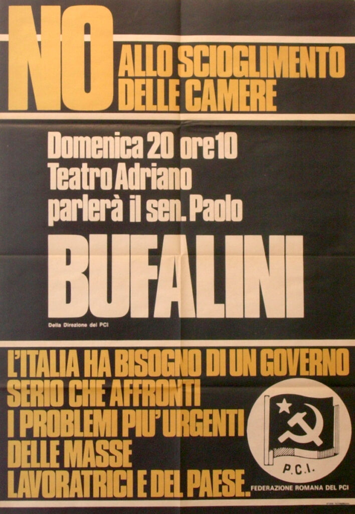 No allo scioglimento delle camere