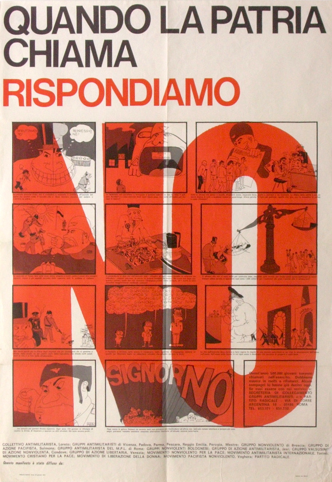Quando la patria chiama rispondiamo NO