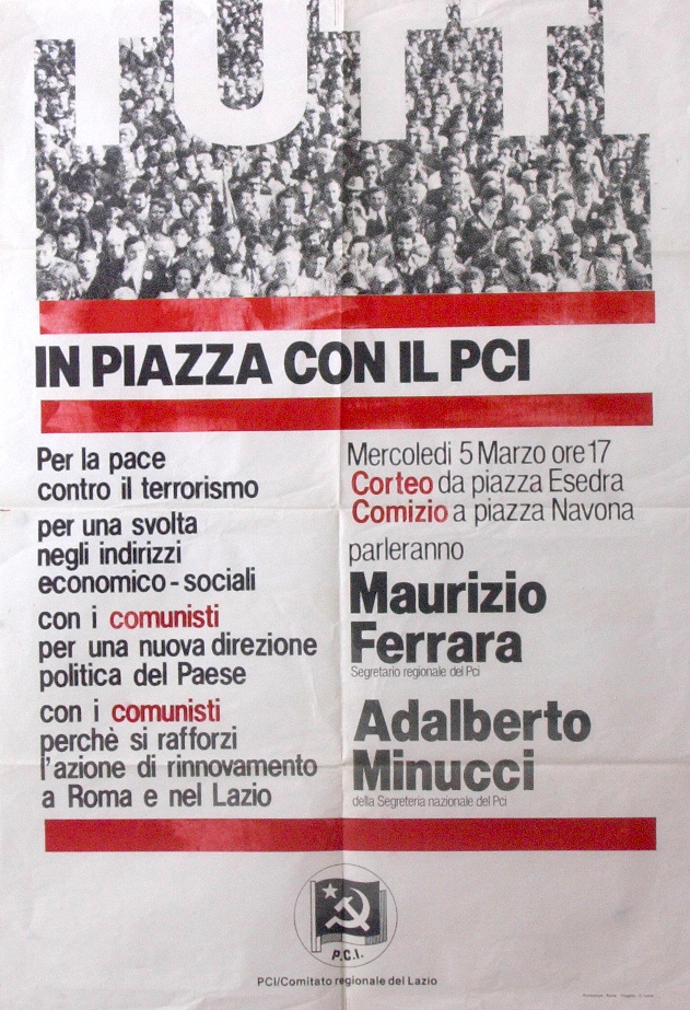Tutti in piazza con il PCI