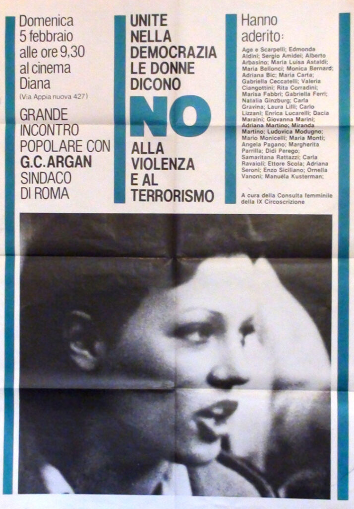 Unite nella democrazia le donne dicono NO! alla violenza e al terrorismo