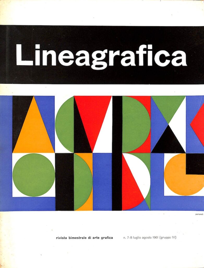 Linea Grafica – N. 7/8 (Luglio – Agosto 1961)