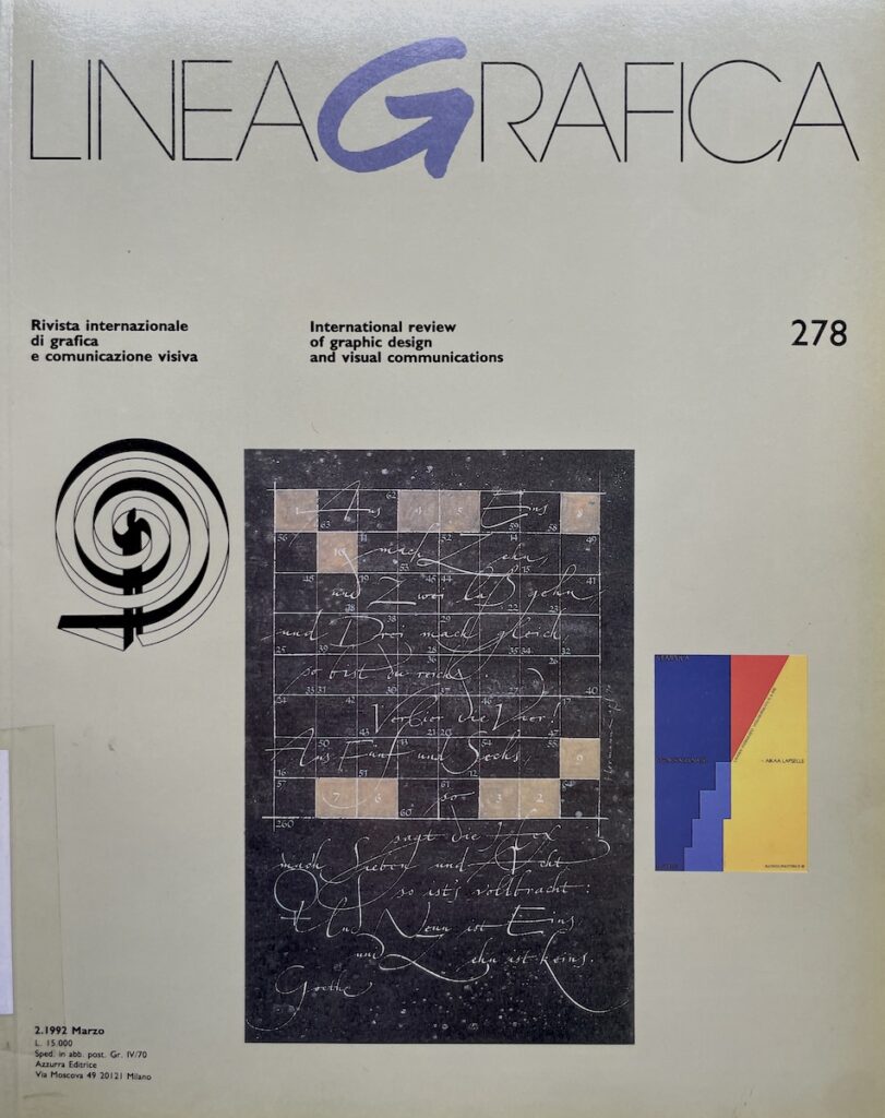 Lineagrafica – N.2 (Marzo 1992)