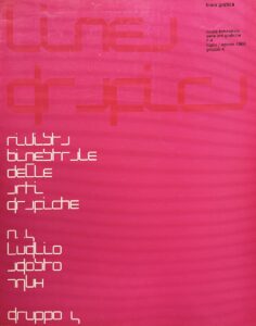 Linea Grafica – N. 4 (Luglio – Agosto 1968)