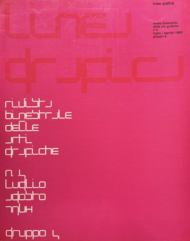 Linea Grafica – N. 4 (Luglio – Agosto 1968)