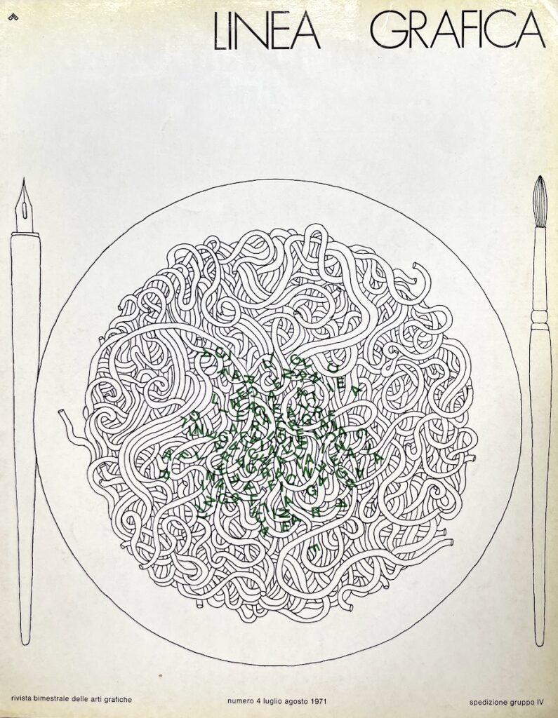 Linea Grafica – N. 4 (Luglio – Agosto 1971)