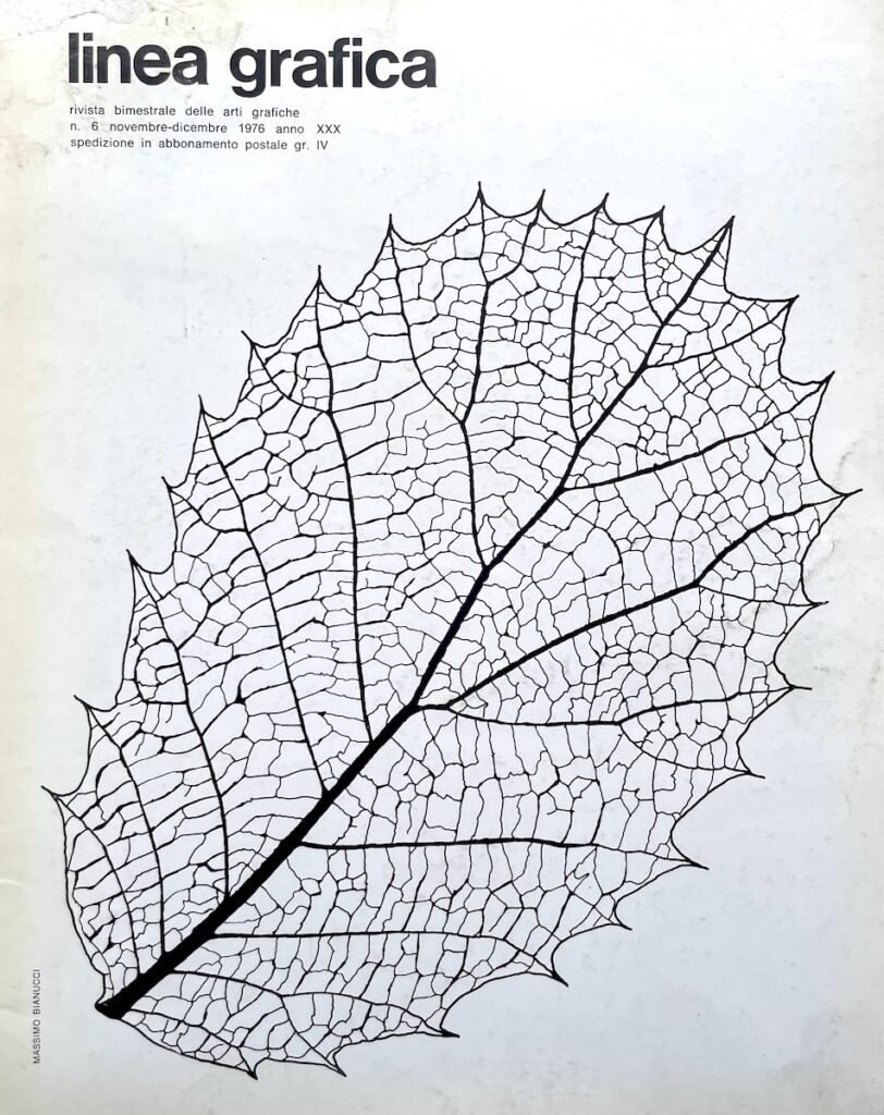 Linea Grafica – N. 6 (Novembre – Dicembre 1976)