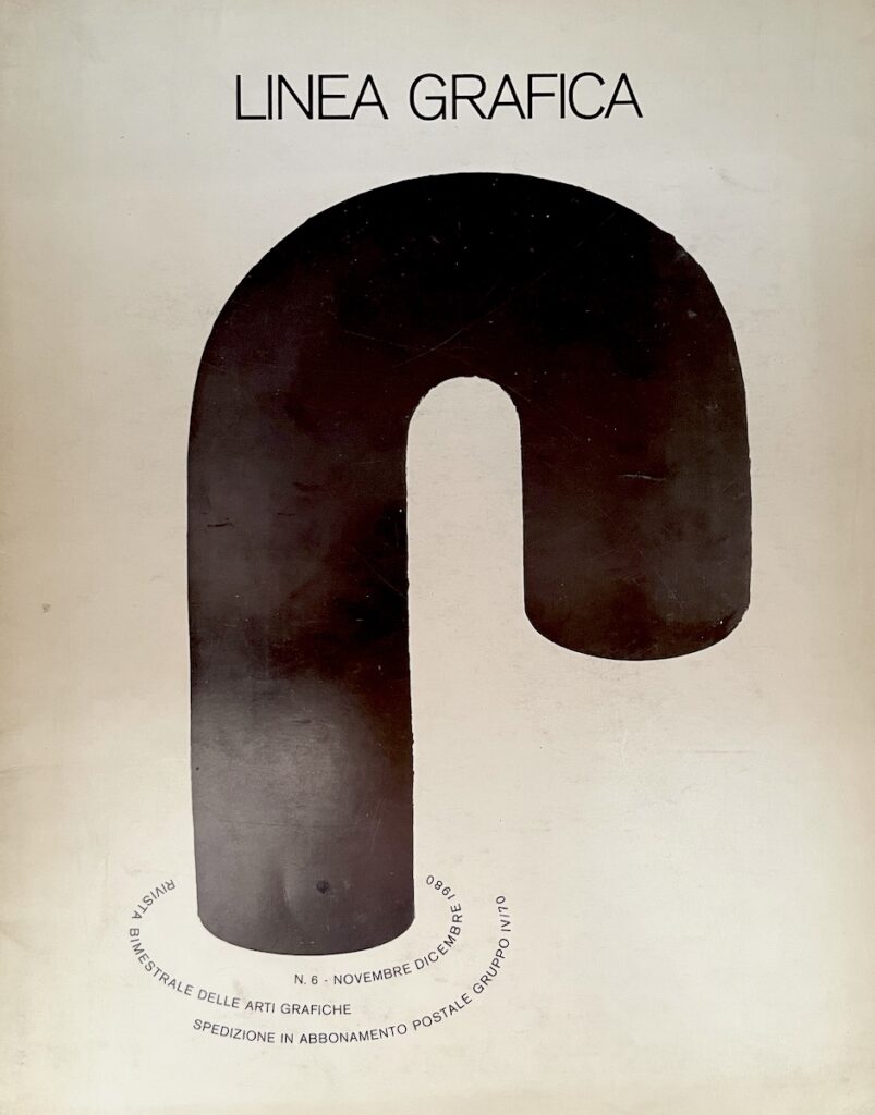 Linea Grafica – N. 6 (Novembre – Dicembre 1980)