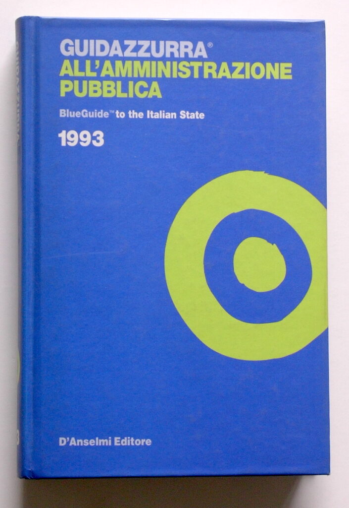 Guidazzurra – All’amministrazione pubblica 1993
