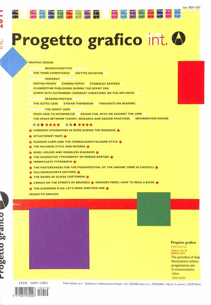 Progetto Grafico – N. 19