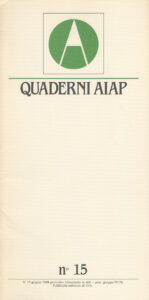 Quaderni Aiap – N. 15