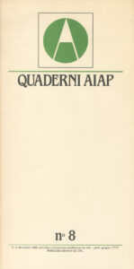 Quaderni Aiap – N. 8