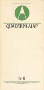 Quaderni Aiap – N. 9