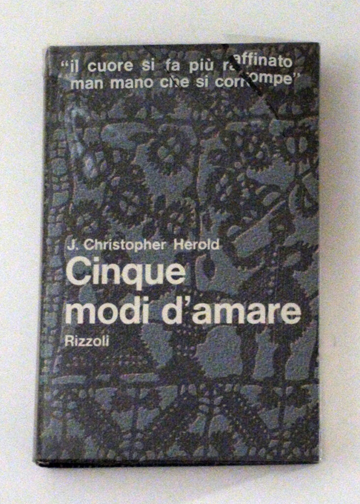 Cinque modi d’amare — J. Christopher Herold