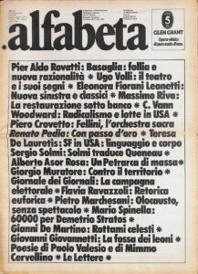 Alfabeta n. 3/4