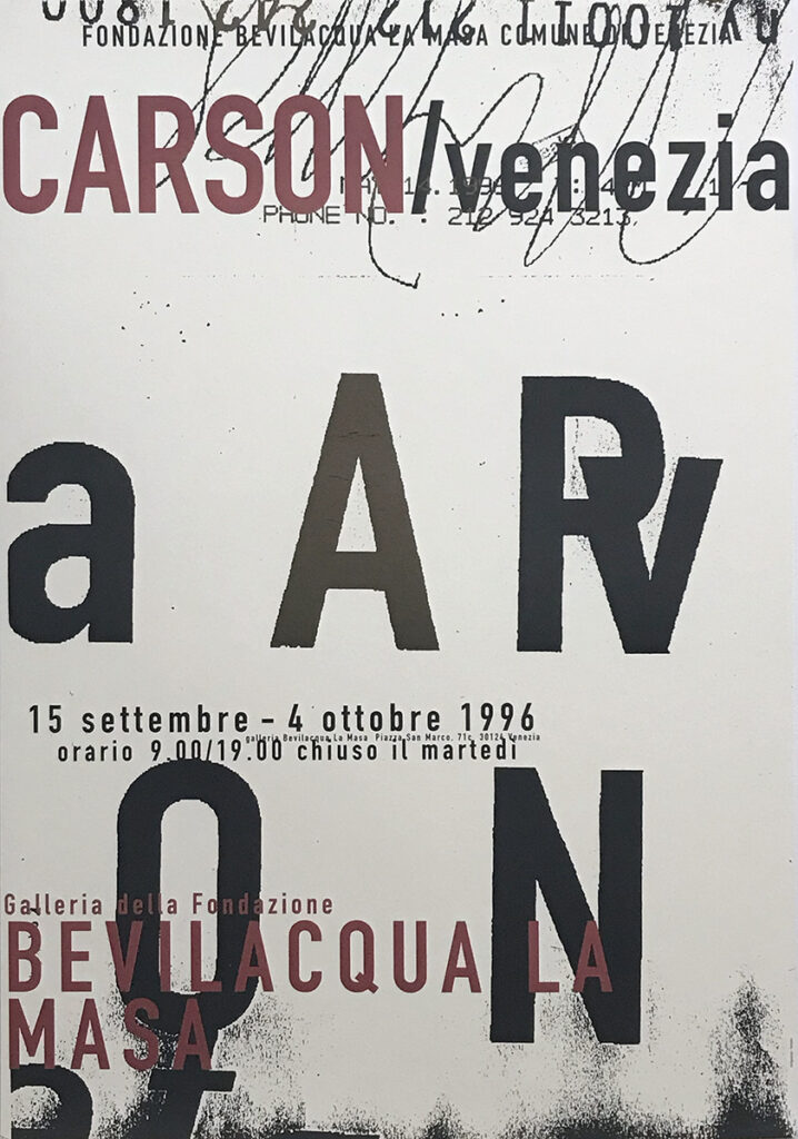 Carson / Venezia