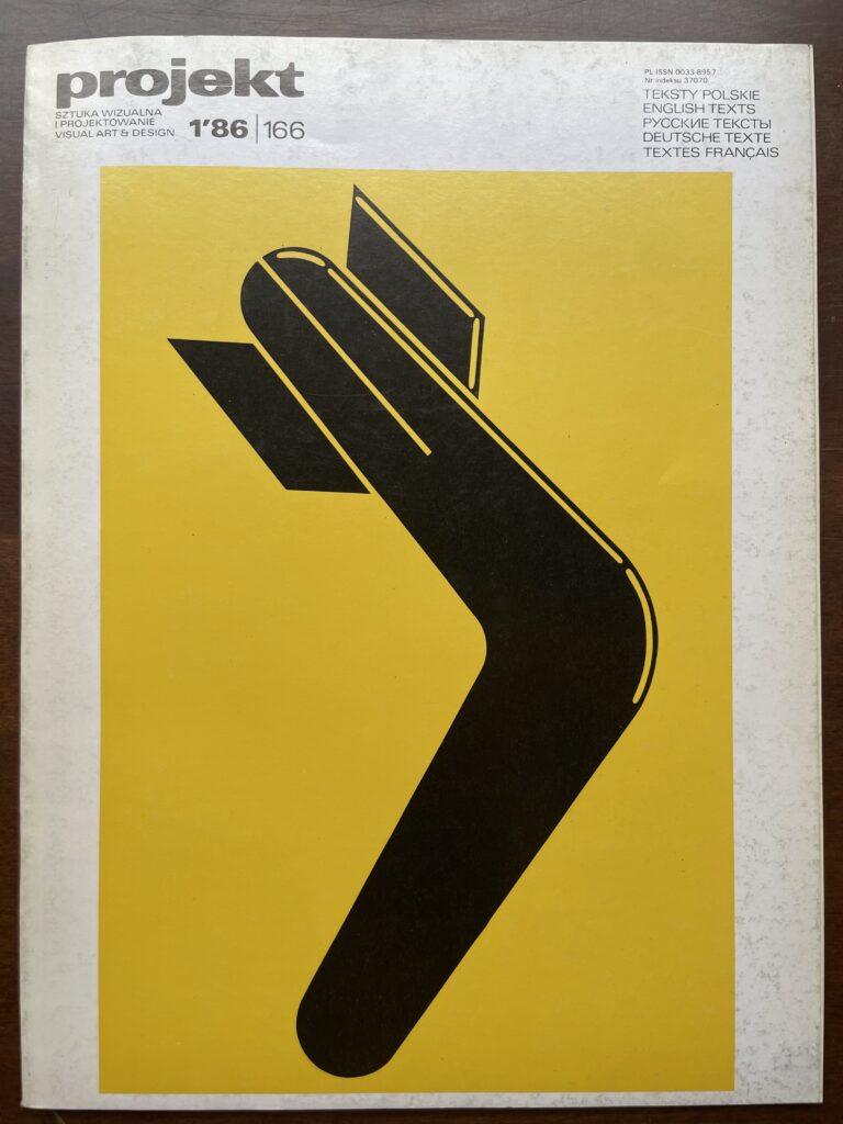 Projekt — N. 1/1986