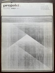 Projekt — N. 6/1987
