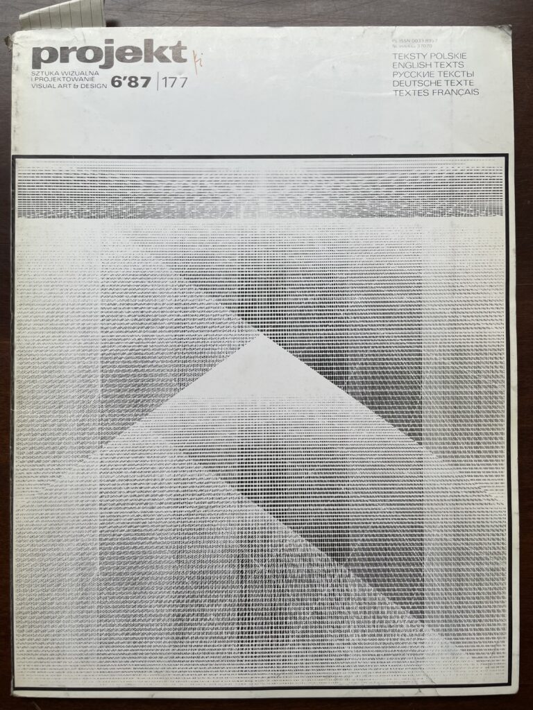 Projekt — N. 6/1987