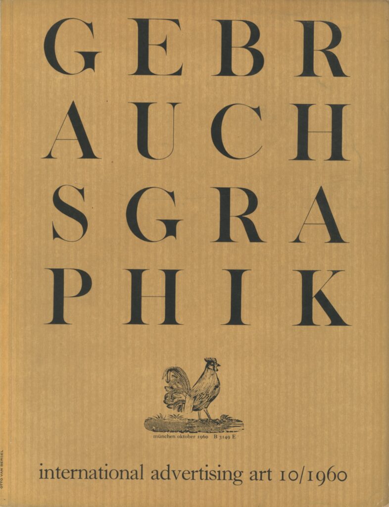 Gebrauchsgraphik 10/1960