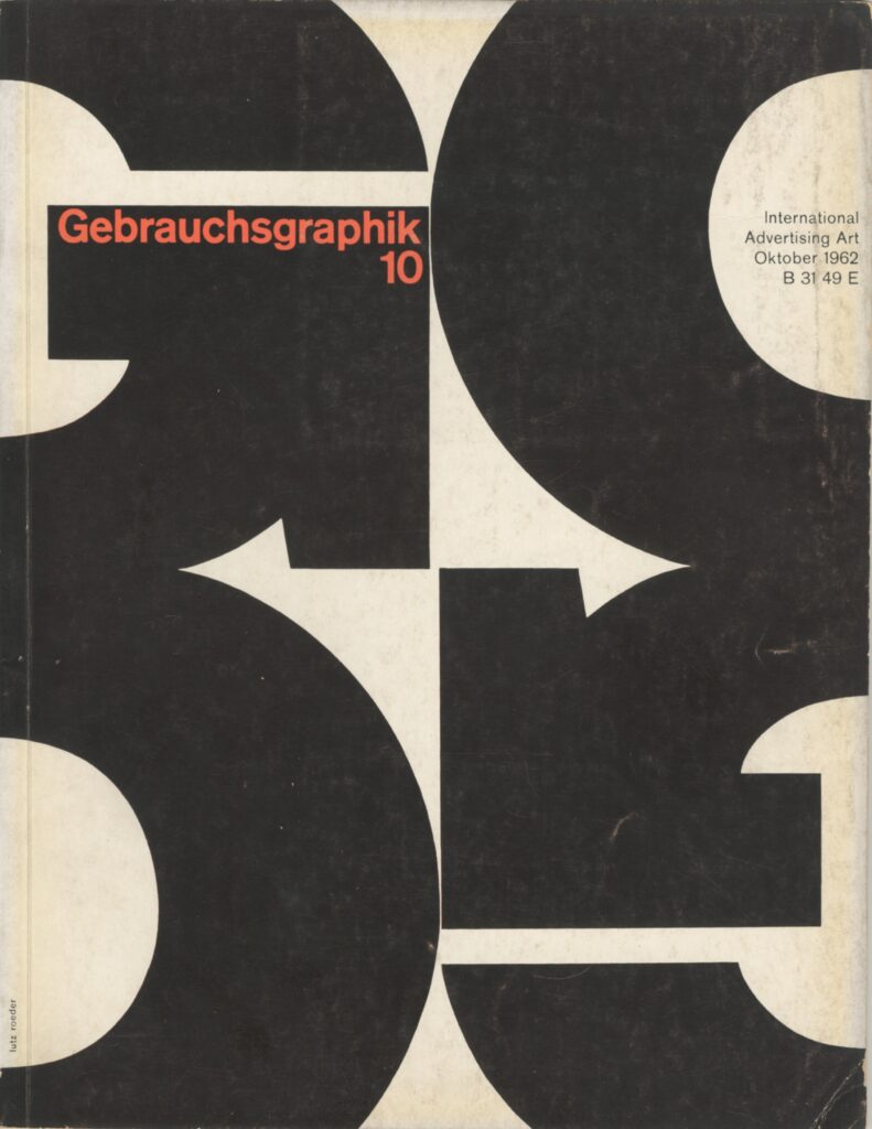 Gebrauchsgraphik 10/1962