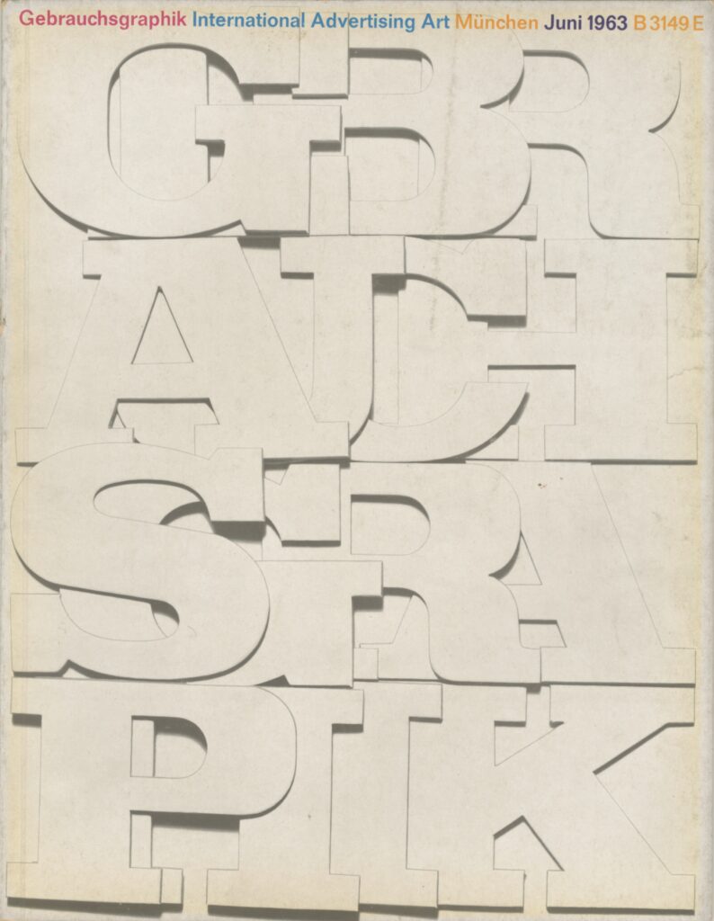 Gebrauchsgraphik 6/1963