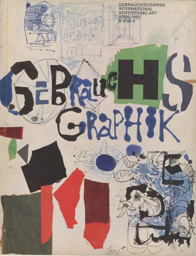 Gebrauchsgraphik 4/1965