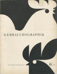 Gebrauchsgraphik 6/1962