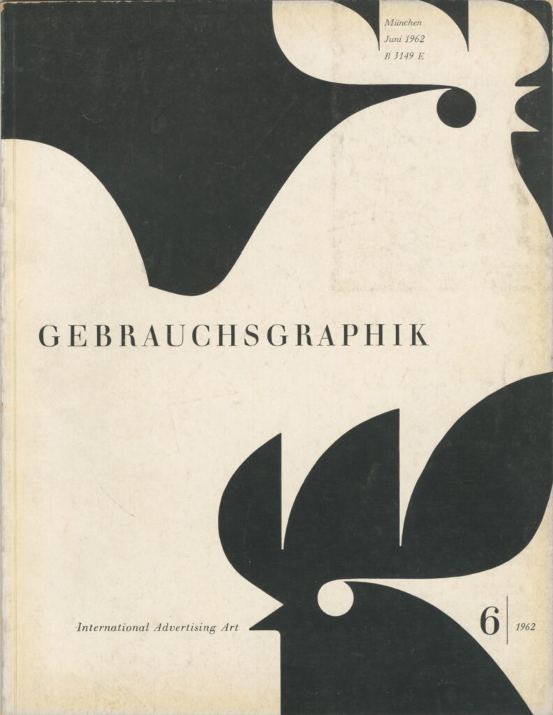 Gebrauchsgraphik 6/1962