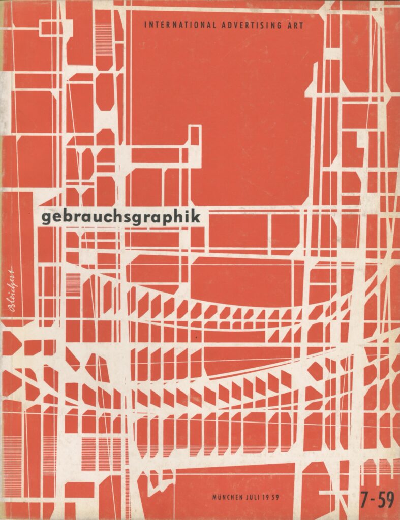 Gebrauchsgraphik 7/1959