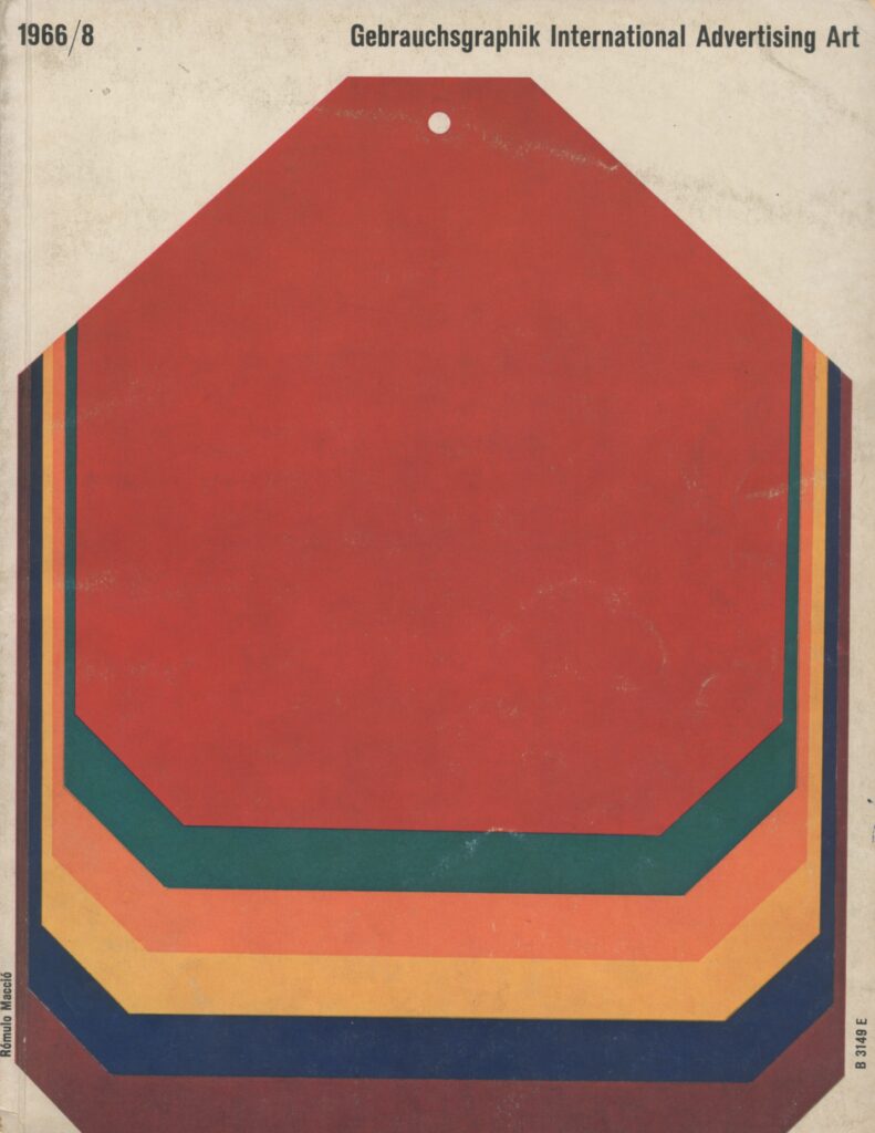 Gebrauchsgraphik 8/1966