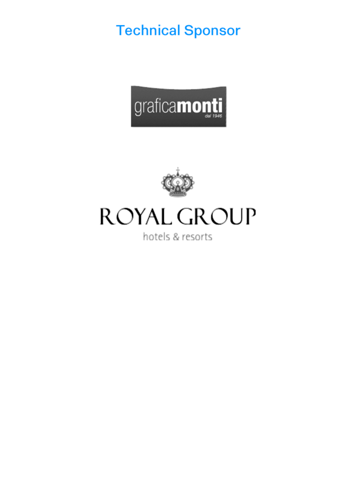Technical Sponsor: Royal Group, Grafiche Monti